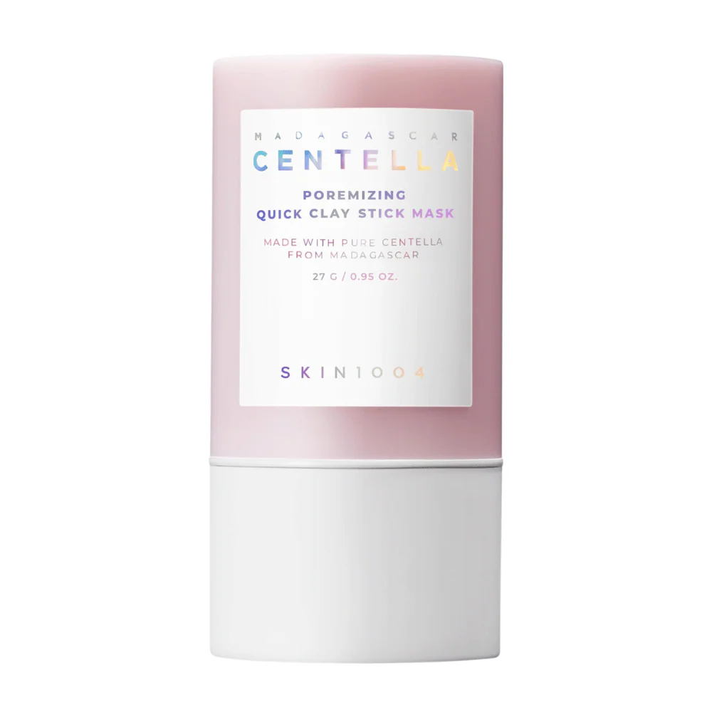 SKIN1004 Madagascar Centella Poremizing Quick Clay Stick Mask - Máscara em Bastão de Argila Rosa para Minimizar Poros (27g / 0.95 OZ)