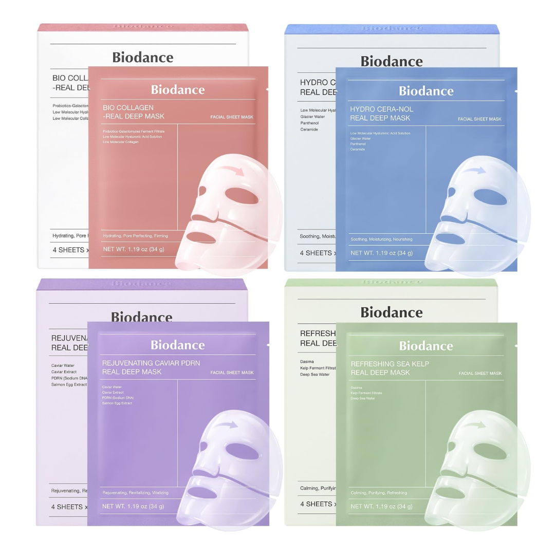 BIODANCE Bio-Collagen Real Deep Mask — Mascarilla de Hidrogel Glow